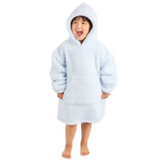 18C1030: Kids Borg Oversized Hoodie- Bubble Gum (One Size - 3-6 Years)